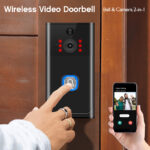 Timbre Inteligente con Cámara HD – Seguridad en tu Puerta, Sin Cables y con Audio Bidireccional